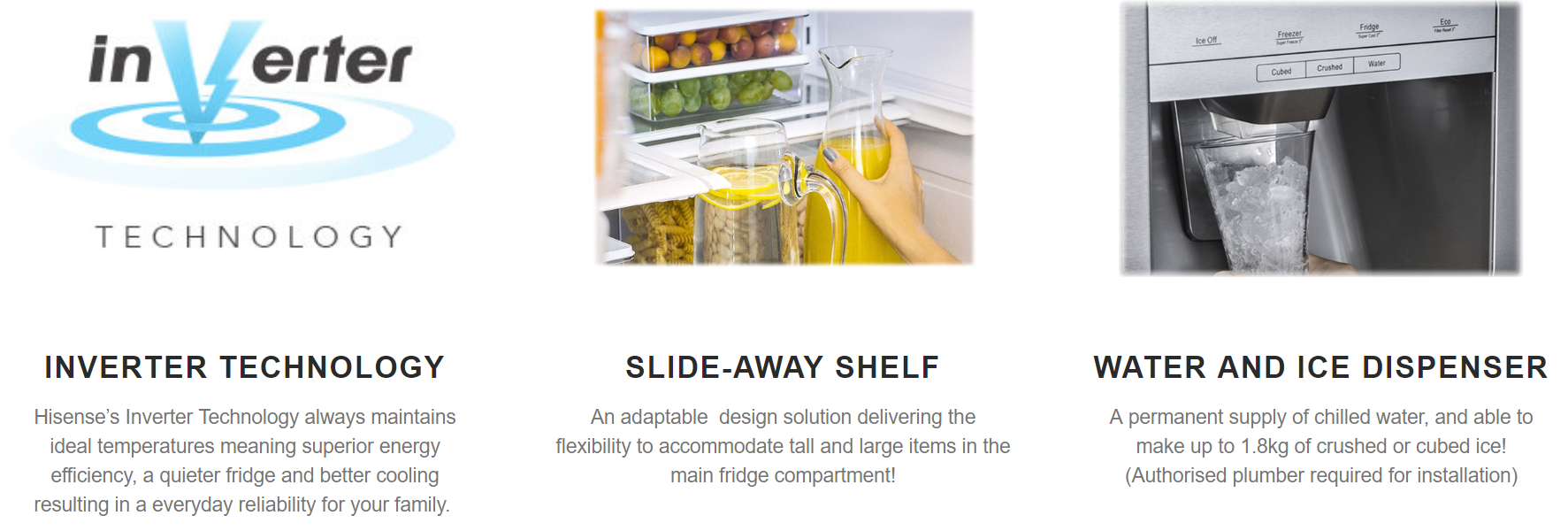 Hisense 701L French Door Fridge HR6FDFF701SW