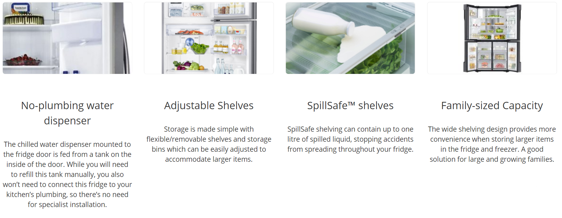 Hisense 610L Side by Side Fridge HR6SBSFF610SW