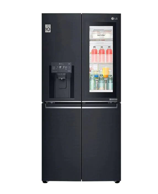 LG 570L FRENCH DOOR Matte Black Fridge, with InstaView DoorInDoor