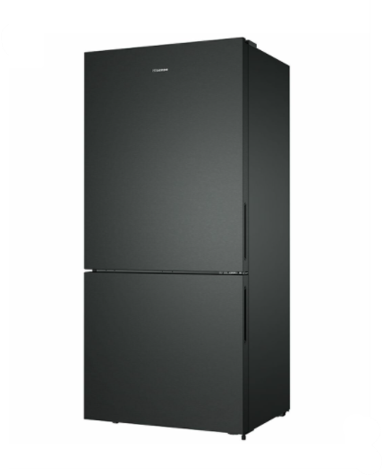 HISENSE 519L Bottom Mount Black Steel Fridge HR6BMFF519B