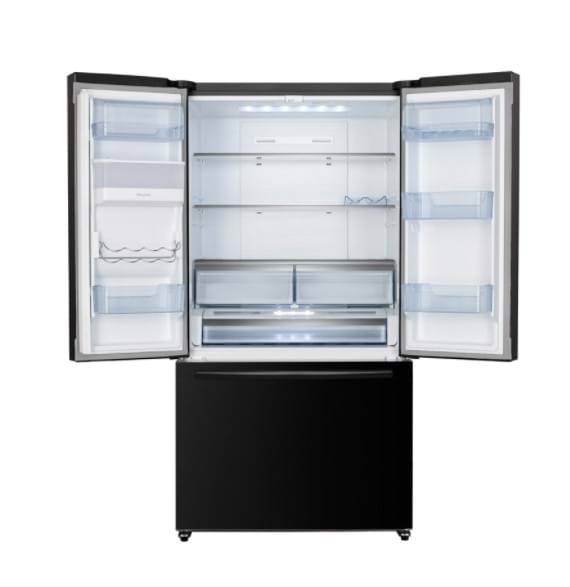 HISENSE 577L French Door Black Steel Fridge HRFD577B