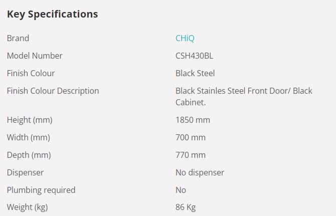 csh430bl