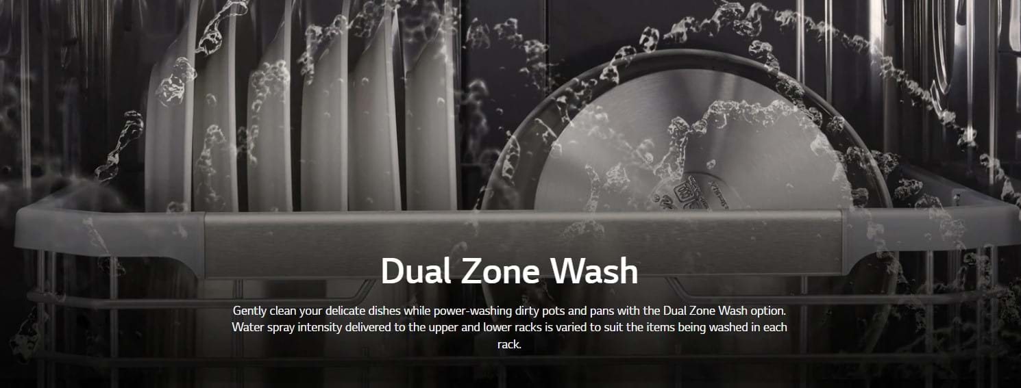 LG 14 Place Settings QuadWash® Stainless Steel Dishwasher XD5B24PS