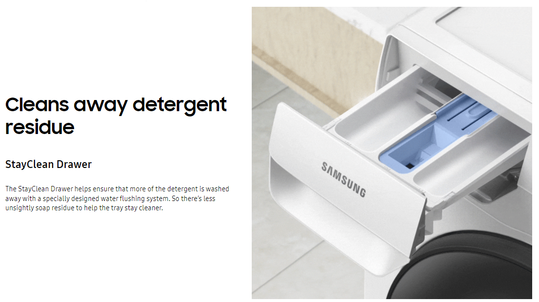 SAMSUNG 8.5kg FRONT LOAD Smart Washing Machine, with BubbleWash