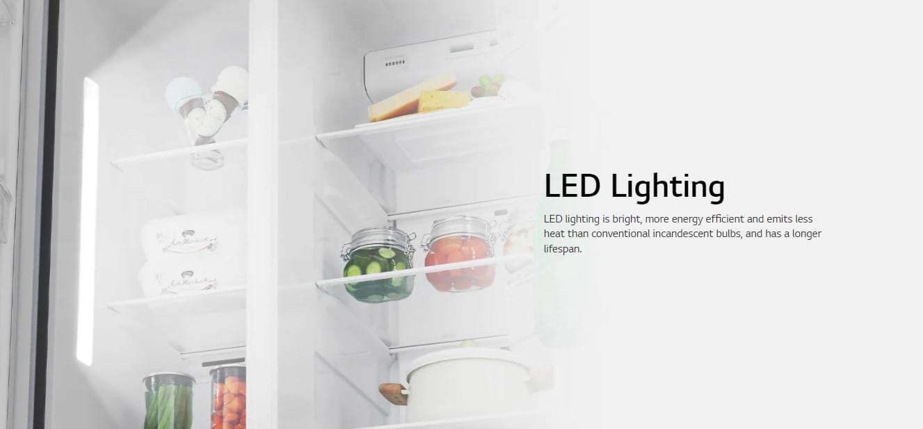 LG 679L SIDE BY SIDE Dark Graphite Fridge & Freezer GSB680DSLE